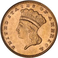 1889 $1 Gold Indian PCGS MS64