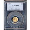 Image 3 : 1889 $1 Gold Indian PCGS MS64