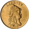 Image 1 : 1796 $2.50 Bust. No Stars NCS About Unc