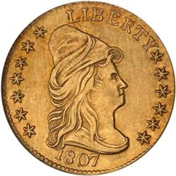 1807 $2.50 Bust NCS AU Dtls Obv Rprd, Altered Surface