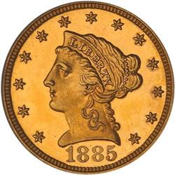 1885 $2.50 Liberty PCGS PF65 DCAM