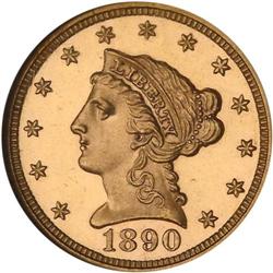 1890 $2.50 Liberty NGC Proof 64 UCAM