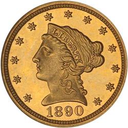 1890 $2.50 Liberty NGC PF64 CAM