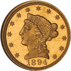 1894 $2.50 Liberty NGC PF66 UCAM