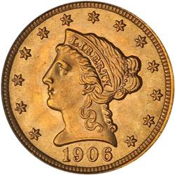 1906 $2.50 Liberty PCGS MS66