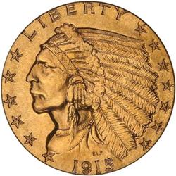 1915 $2.50 Indian PCGS MS64