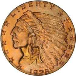 1925-D $2.50 Indian PCGS MS65