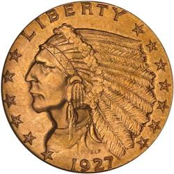 1927 $2.50 Indian PCGS MS65