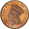 Image 1 : 1869 $3 Gold PCGS Proof 61
