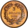 Image 2 : 1869 $3 Gold PCGS Proof 61