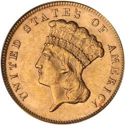 1878 $3 Gold PCGS MS64