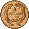 Image 2 : 1878 $3 Gold PCGS MS63
