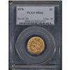 Image 3 : 1878 $3 Gold PCGS MS62
