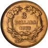 Image 2 : 1878 $3 Gold NGC MS61