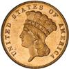 Image 1 : 1885 $3 Gold PCGS MS63