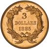 Image 2 : 1885 $3 Gold PCGS MS63