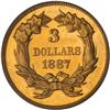 Image 2 : 1887 $3 Gold PCGS PF62 CAM