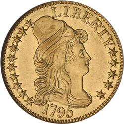 1795 $5 Bust. Lg Eagle NGC MS61