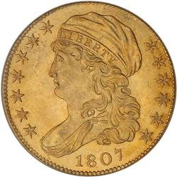1807 $5 Bust. Bust L PCGS MS65