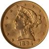 Image 1 : 1894 $5 Liberty NGC MS65