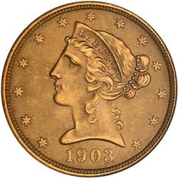 1903-S $5 Liberty NGC MS67