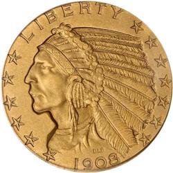 1908 $5 Indian PCGS Proof 64
