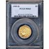 Image 3 : 1909-D $5 Indian PCGS MS63