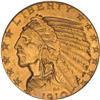 Image 1 : 1910 $5 Indian PCGS MS65