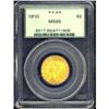 Image 3 : 1910 $5 Indian PCGS MS65