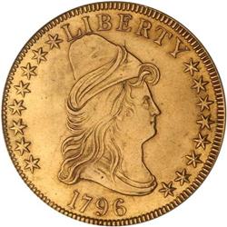 1796 $10 Bust Taraszka-6 NCS AU Details Repaired