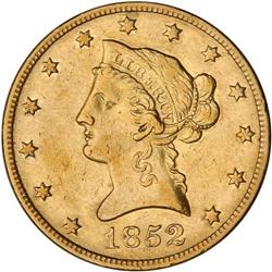 1852-O $10 Liberty PCGS AU50