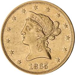 1865 $10 Liberty Net MS60
