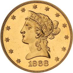 1868 $10 Liberty PCGS PF62 CAM