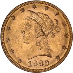 1882 $10 Liberty NGC MS63