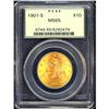 Image 3 : 1901-S $10 Liberty PCGS MS65