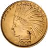 Image 1 : 1907 $10 Indian. No Periods NGC MS67