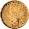 Image 1 : 1907 $10 Indian. No Periods NGC MS65