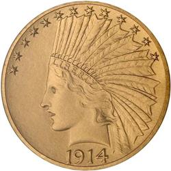 1914 $10 Indian NGC Proof 67