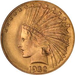1932 $10 Indian PCGS MS66