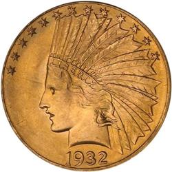 1932 $10 Indian PCGS MS64