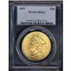 Image 3 : 1851 $20 Liberty PCGS MS63