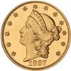 Image 1 : 1867 $20 Liberty PCGS PF61 CAM
