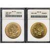Image 1 : Lot of Two Liberty Head Double Eagles: 1873 and 1904