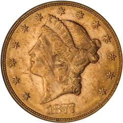 1877-S $20 Liberty NGC MS62