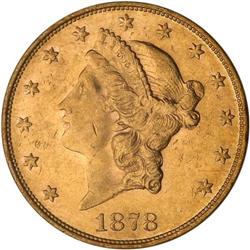 1878-S $20 Liberty NGC MS61