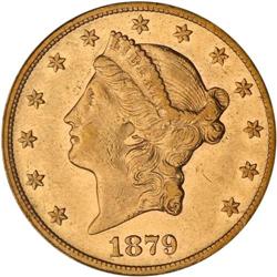1879-CC $20 Liberty PCGS AU53