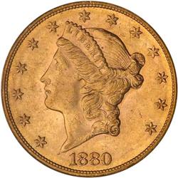 1880-S $20 Liberty PCGS MS61