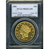 Image 3 : 1881 $20 Liberty PCGS PF62 CAM