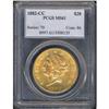 Image 3 : 1882-CC $20 Liberty PCGS MS61