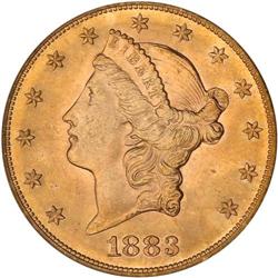1883-S $20 Liberty PCGS MS63